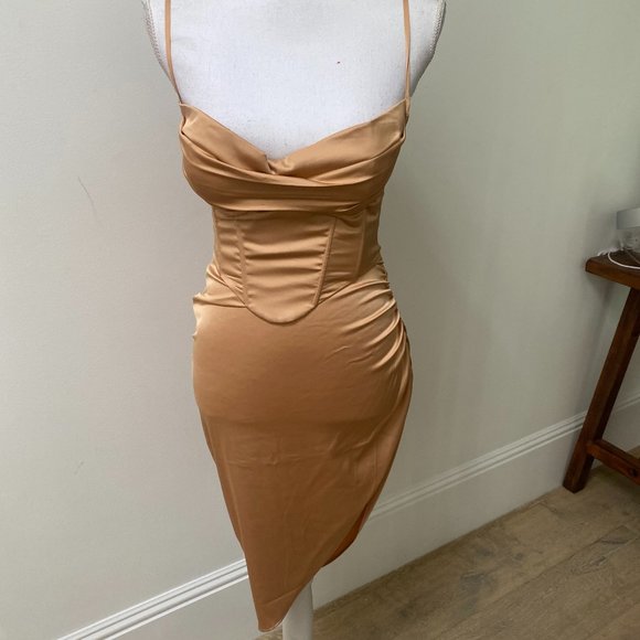 Oh Polly | Dresses | Oh Polly Silk Dress In Beige | Poshmark Oh Polly | Dresses | Oh Polly Silk Dress In Beige | Poshmark